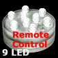 9 LED Remote Control White Submersible Acolyte Sumix9