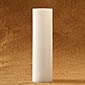 12 Inch Round White Flameless Candle with Timer