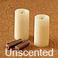 3 Inch Wax Votive Flameless Candle Champagne Set Of 2