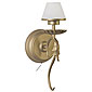 Champagne Frosted Glass Flameless Wall Sconce