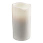Flameless Ivory Smooth 4 x 8 Inch Candle with Timer