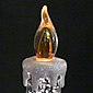 Flameless 12 Inch Tripple Electric Glitter Candlestick