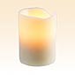 Smooth 3 x 4.5 Inch Resin Battery Operated Candle