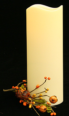 Outdoor Flameless Candle  3 x 8 with 5 Hour Timer
