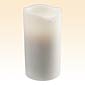 Smooth Vanilla 4 x 8 Inch Battery Operated Candle Real Wax