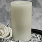 White 2.75 x 6 Inch Battery Operated Round Candle