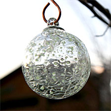 Aurora Glow Solar LED String Lights with 6 Clear Glass Balls