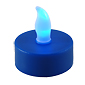 Blue Flameless 2 Inch Tea Light - Set of 6