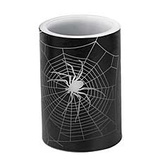 Black Spider Halloween Candle with Haunting Sounds