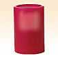 Flameless 4 Inch Pillar Pomegranate Candle