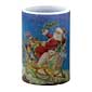 4 Inch Santa Candle with Holiday Carols