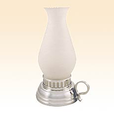 Brushed Nickel Flameless Lantern