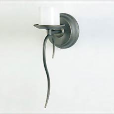 Rubbed Oil Bronze Nouveau Flameless Wall Sconce