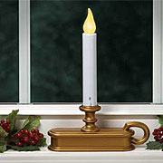 Traditional Antique Gold Flameless LED Window Candle