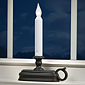 White LED Cordless Traditional Window Candle - Aged Bronze Finish