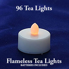 Case Pack 96 Flameless Tea Lights