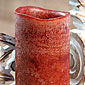 Bright 4 LED Battery Operated Candle 3 x 6 Pecan - Timer