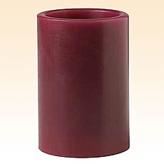 Flameless Candle 4 Inch Pillar Apple Cider Color Changing