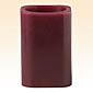 Flameless Candle 4 Inch Square Apple Cider Color Changing