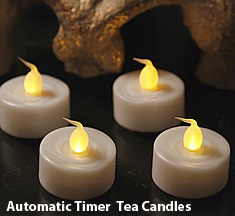 Flameless Tea Lights With Timer On and Off