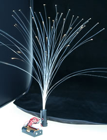 Fiber Optic Lighting Kit 12 Inch Battery Operated