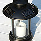 Solar Lantern with Shepherds Hook - Antique Bronze