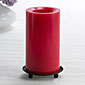 Candle Impressions 6 Inch Red Flameless Candle - Timer