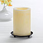 Candle Impressions 6 Inch Mottled Flameless Candle - Timer