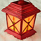 Flameless 3 Inch Hand Painted Lantern - Battery Operated
