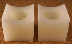 Mini Square Votives 2 Inch Set of 2