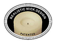 White 2.75 x 6 Inch Battery Operated Round Candle