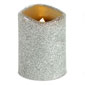 Set of 3 Champagne Glitter 4 Inch Flameless Candles - Timer