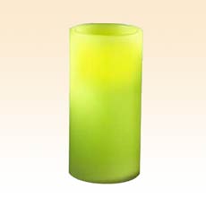 Flameless Candle 6 Inch Pillar Citrus - Color Changing