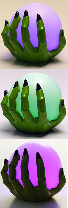 3 Inch Wax Hand with Color Changing Wax Ball