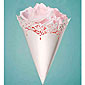 David Tutera Pearl Finish Paper Cones  6.75 inches - Set of 12