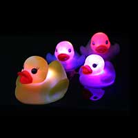 Light Up Duck Family Changes Colors