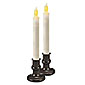 Cordless Window Candles Battery Operated with Timer Set of 2
