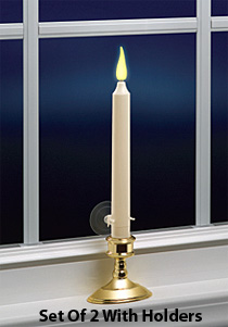 classic 9 inch ivory flameless window candle kit set of classic 9 inch ivory flameless window candle kit set of