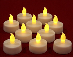 Candle Impressions Flameless Tealights - Set of 10