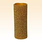 Gold Sparkle Flameless Unscented 3 x 7.5 Pillar Candle