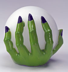 3 Inch Wax Hand with Color Changing Wax Ball