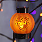4 Inch LED Hanging Pumpkin Tealight