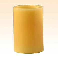 Flameless Candle 4 Inch Pillar Harvest Spice Color Changing