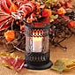 Flameless Tea Light Clear Hurricane Glass Holder