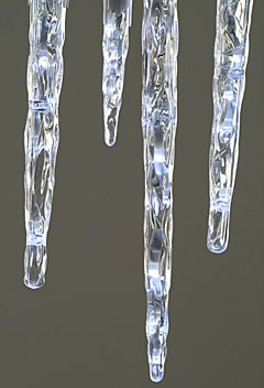 LED Snowfall Icicle Lights - 11.5 Feet 90 Bright Lights