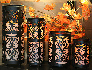 4 x 6 Hanging  Lantern Flameless Candle - 5 Hour Timer