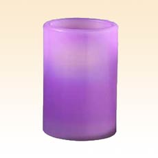 Flameless Candle 4 Inch Pillar Lavender Scented