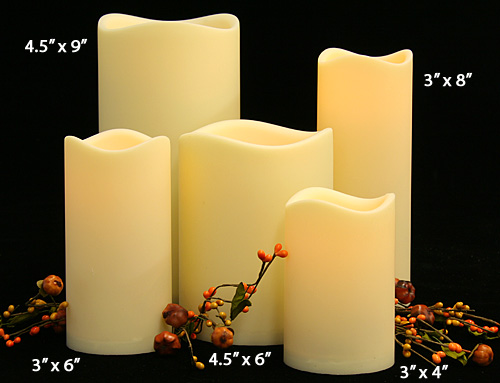 Outdoor LED Flickering Flameless Candle