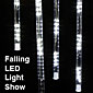 Falling Light Show - 4 Tubes 20 Bright White LED Each