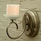 Brushed Nickel Flameless Wall Sconce - Set of 2